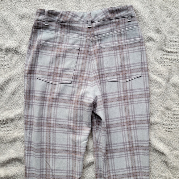 Wilfred Checkered Trousers in Cream and Brown - Picture 7 of 9